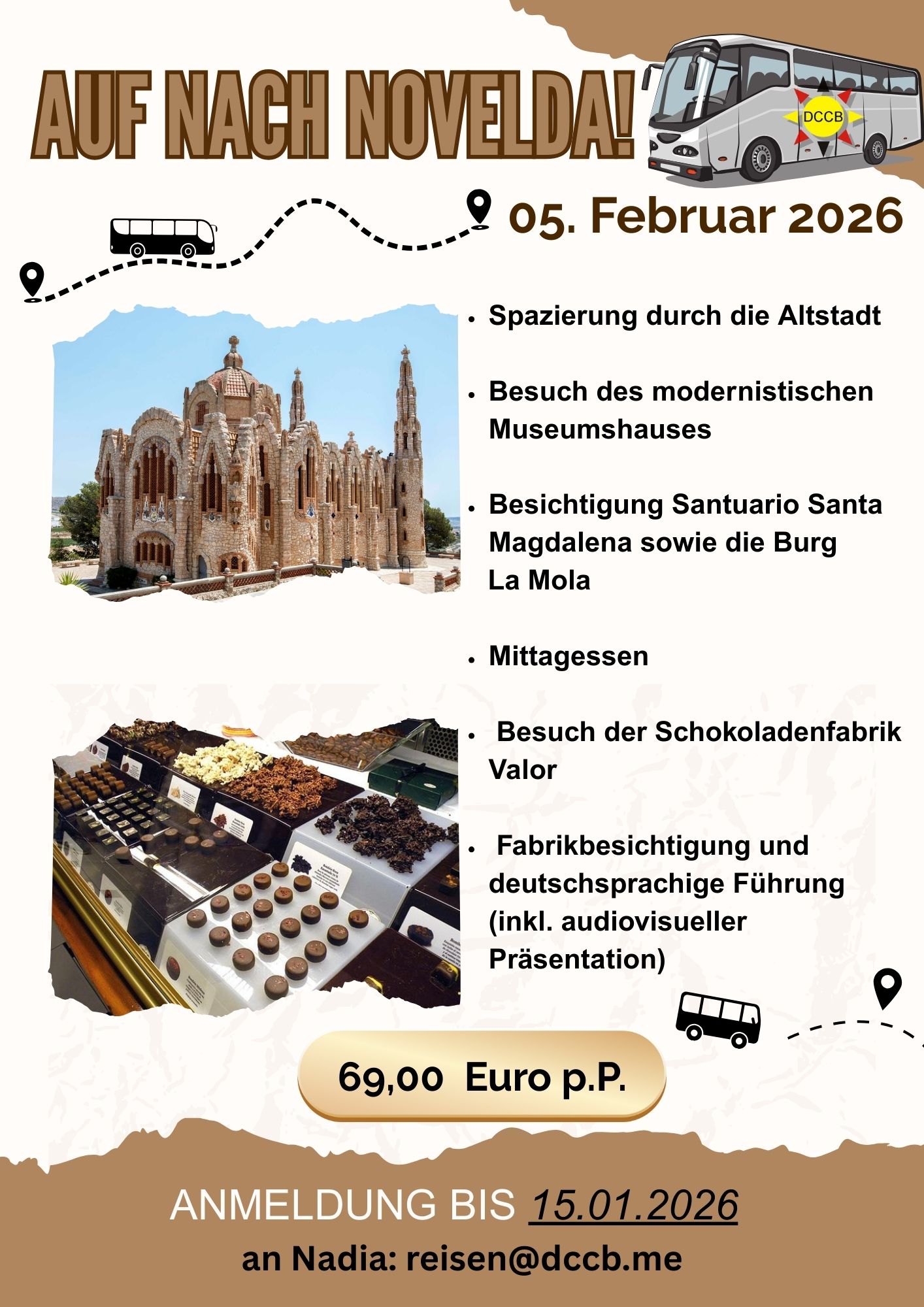 Tagesfahrt Novelda Februar 2026 Reisebeschreibung